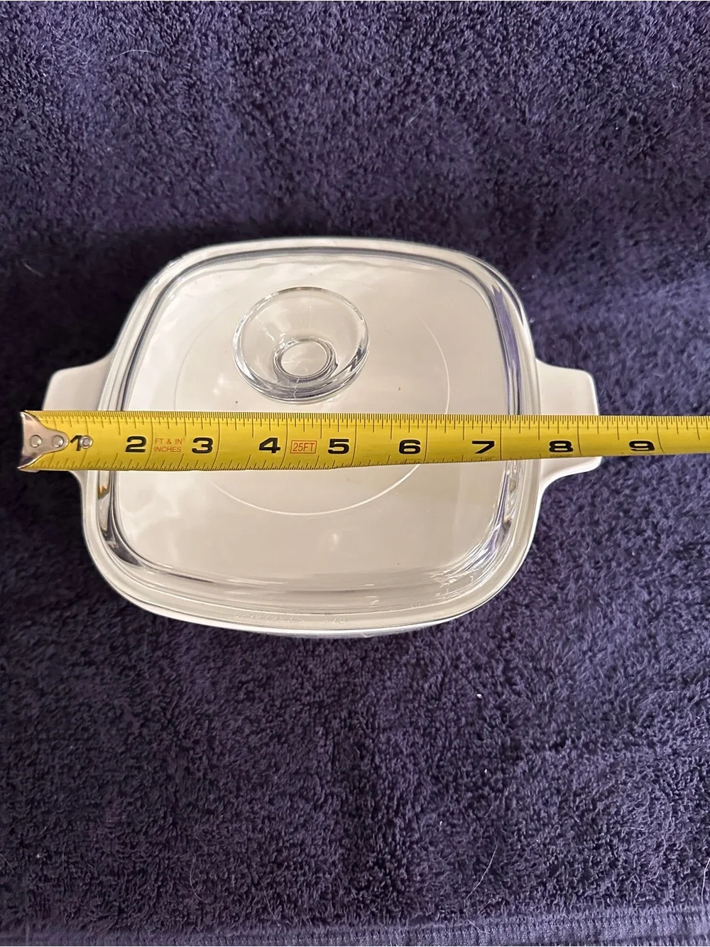 Corning Ware Blue Cornflower 1½ Qt Casserole P-1 1/2-B with PYREX A7C Lid